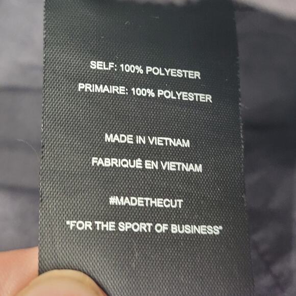 Cuts Grey AO Jogger Flat Front Slim Tapered Athleisure Mens Pants size medium - Picture 8 of 13